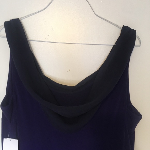 NWT Tahari Deep Purple Long Dress - Picture 7 of 12